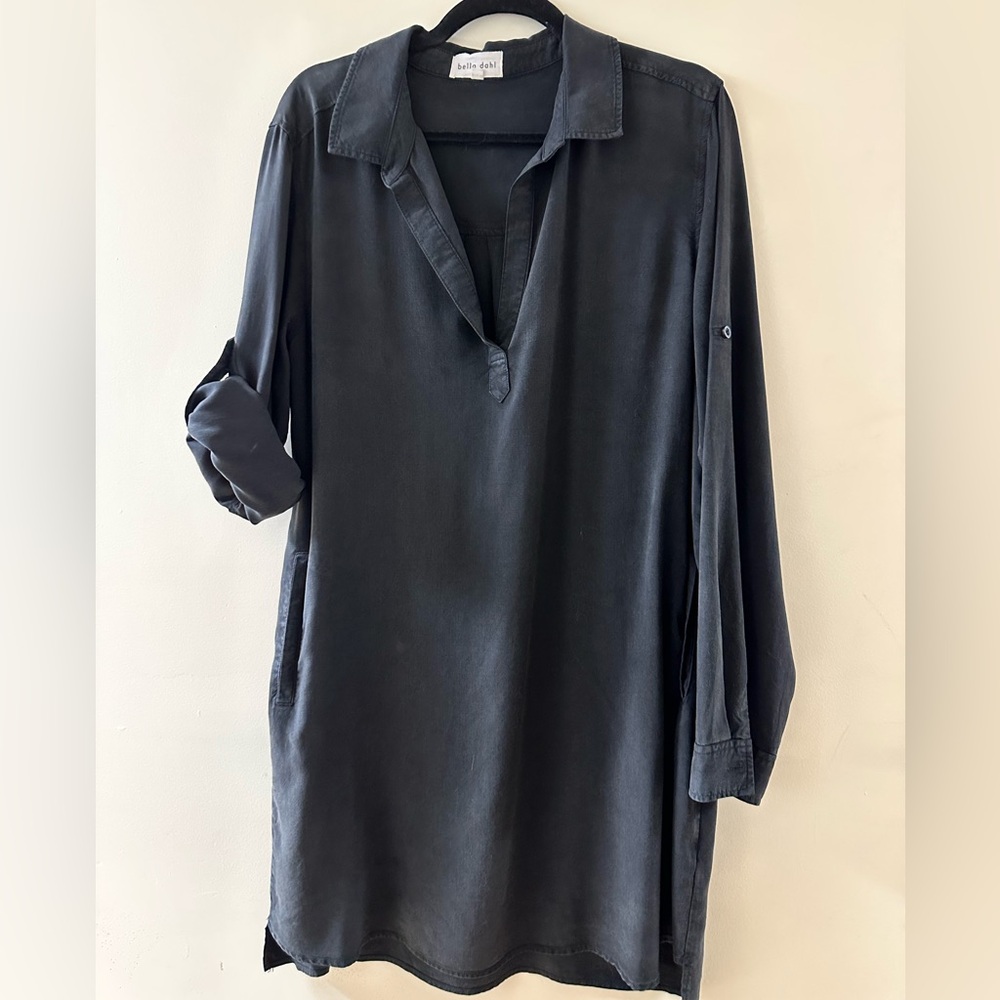 Bella Dahl Charcoal Button-Up Shirt